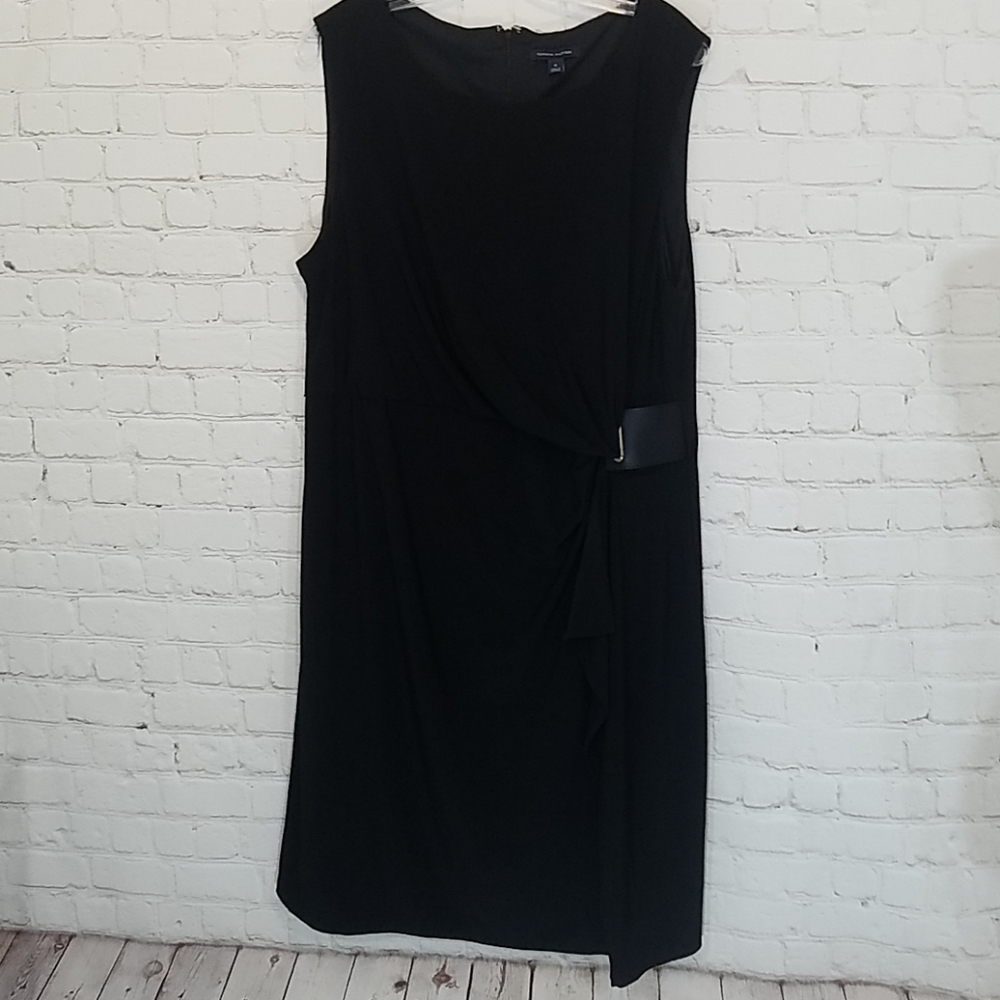 Tommy Hilfiger black buckle dress